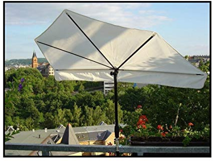 Neu Sonnenschirm - Natur Balkonfächerschirm - STABIELO - EXKLUSIV Hollymat ® -