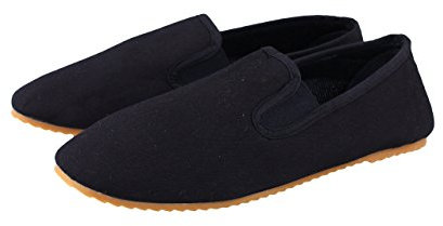 BAY® Kung Fu Slipper Schuhe schwarz (44)