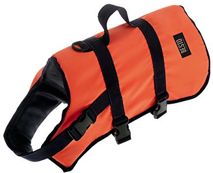 BESTO HUNDE SCHWIMMWESTE DELUXE 50N - Rettungsweste für Hunde über 40 kg