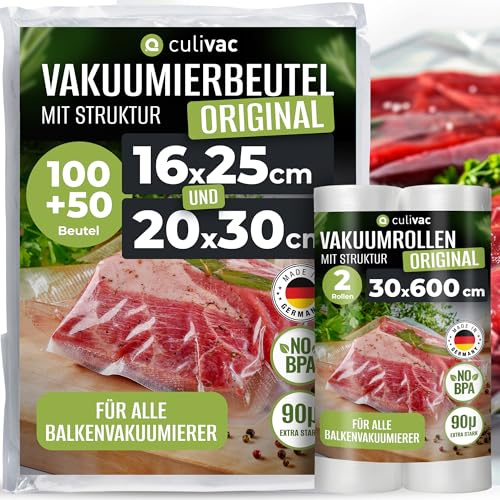 culivac Vakuumierbeutel und -rollen – SET Original 1