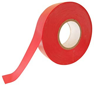 Westerwald-Shop 25 Meter Rolle Isolierband rot 19mmx25m (1 Rolle, rot)