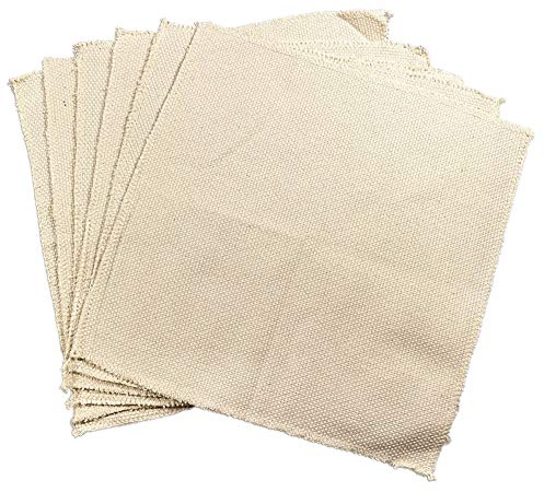 6PCS Tessuto da Ricamo, Panno di Monaci Fai-da-Te Tessuto per Cucito Professionale Panno Tufting per Punch Ricamo Fai-da-Te 28 x 28 cm