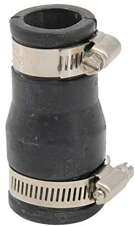 Air Aqua Flexible Gummireduzierung, Reduziermuffe, Rohrverbinder für PVC-Rohr, Flexible Muffe, Gummimuffe, Reduzierung, Manschette, Pool Verbindung, Reduzierstück (32 x 25 mm)