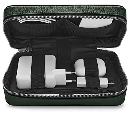 Woolnut Leather Tech Organizer