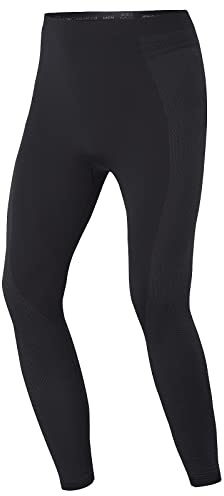 SHIMA BASECOOLER 2.0 - Thermoaktive Herrenhose mit Coolmax-Fasern. Funktionsunterwäsche, Kühlend, Atmungsaktiv mit Mesh-Einsätzen (Schwarz, XL/XXL)