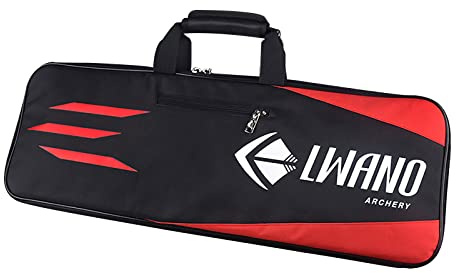 FAMKIT Bågskytte takedown recurve bågväska bärare flera fickor förvaringsväska för recurve båge jakt tillbehör