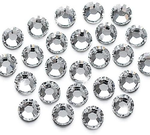Luxoria Swarovski® Kristalle 2058 SS6 Crystal + Positionierstrip | Inhalt: 20 Kristalle SS6, 1 x Positionierstrip