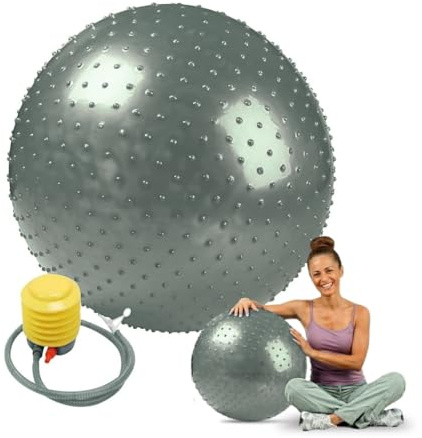 Endless Anti-Burst-Yogaball | Dicker PVC-Gymnastikball für Fitness, Pilates, Stabilität und Heimtraining | Balanceball-Stuhl für Männer und Frauen