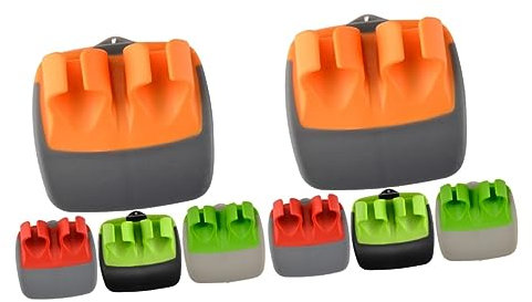 PRETYZOOM 2 Juegos Pelador De Verduras Kitchen Gadgets Panelas Cozinha Pelador Manzanas Multi Herramienta Ergonómico as De Frutas Y Verduras De Pepinos Metal 4 Uds * 2