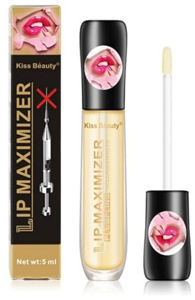 Lip Tint,Lip Plumper Extreme Volumen,Lipgloss Repairing for Reduce Lip Fine Lines,Lip Plumping Serum Instant Lip Filler,Glitzer Lippenstift Suitable for All Skin Types