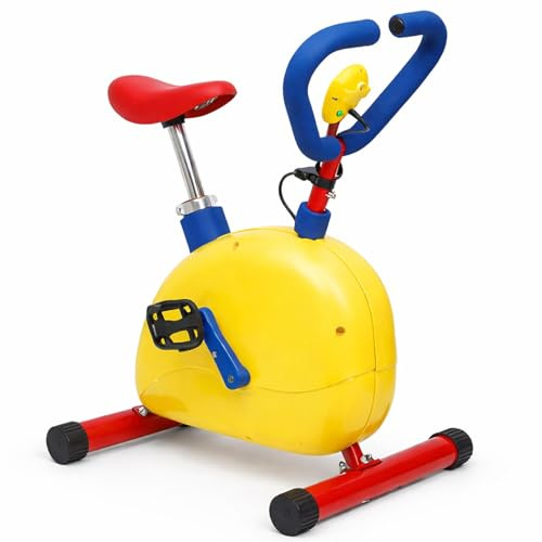 VBVARV Bicicleta EstáTica Para NiñOs, Equipo De Fitness Bicicleta Con Pantalla Digital Equipo De Entrenamiento Deportivo Para NiñOs PequeñOs, Juegos De Bicicleta Para Principiantes