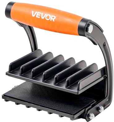 VEVOR Pince Porte Panneau, Capacité Simple 90,7 kg, Porte Plaque de Plâtre 25,4 mm, Pince de Transport Réglable avec Poignées Antidérapantes pour Panneaux en Plastique, Contreplaqué, Cloisons Sèches