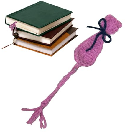 Lesezeichen - Tier Häkeln Buchmarker | Lesezubehör Ästhetische Lesezeichen Gestrickt Lesen Seitenmarker für Männer Frauen