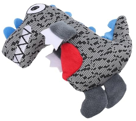 Acouto Cat Teething Chew Toy Mjuk Plysch Interaktiv Kattmynta Leksak för Självunderhållning för Barnbarns Kattungar (Dinosaurie)