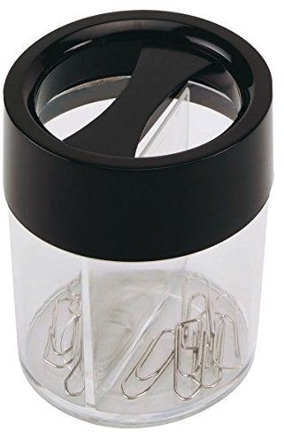 Q-Connect KF02133 Klammernspender, Aschenbecher Büroklammernspender groß