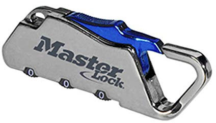 Master Lock Karabiner mit Zahlenschloss - Farblich Sortiert, 1549EURDCOL