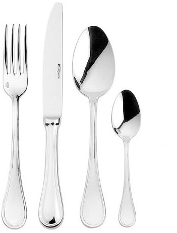 Fourchette à dessert en inox 18/10 de 3,5mm finition miroir - Lot de 6
