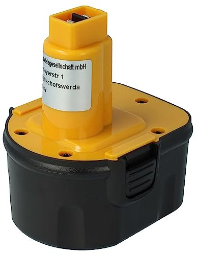 vhbw NI-MH Battery 2000 mAh (12 V) Compatible with Dewalt 152250-27, 2802, 2802K, 2812B, 2812K, 2832K Replacement for Black & Decker A9252 England SL1 3YD.