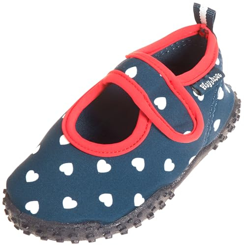 Playshoes Chaussures Aquatiques Chaussure de sport nautique Mixte Enfant, Petits Cœurs, 30/31 EU