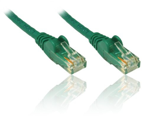 PremiumCord Cavo Patch Cat 5e UTP, 1Gbit/s, Cavo Ethernet, LAN, RJ45 Connettori, Flessibile e Robusto, AWG 26/7, Conduttori 100% CU, Verde, 0,5 m