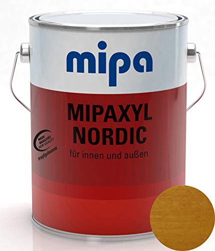 Holzlasur High Solid Mipaxyl Nordic für Volltonanstriche 2,5l im Wunsch Holzfarbton (Birke)