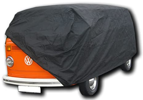 Car-e-Cover Classic Auto Abdeckplane Innen – Für VW Bus / T1 / T2 / T3 – Staubschutz & Atmungsaktiv – Passgenau für Garage & Halle – Anthrazit