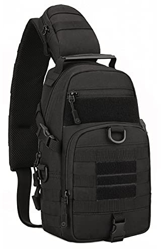 YFNT Taktisch Umhängetasche Militär Sling Rucksack Wasserdicht Outdoor Crossbody Daypack für Trekking Camping Wandern Reisen