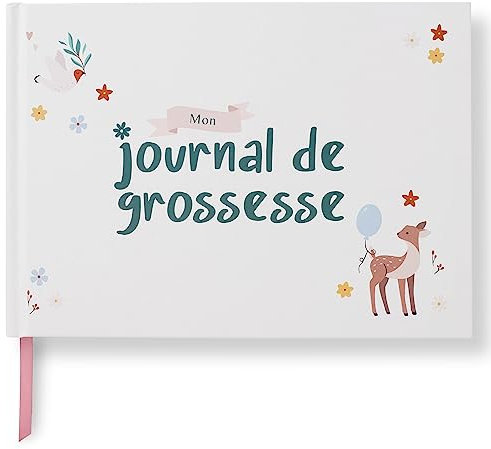 Schwangerschaftstagebuch zum Verschenken – Luxus-Schwangerschaftsbuch für werdende Mütter – Schwangerschaftsbuch enthält Kalender, Scrapbook, Checkliste, Organizer und Erinnerungsbuch zur Geburt