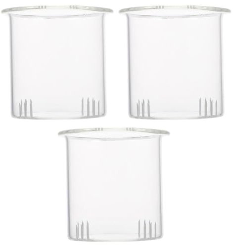 BESTonZON 3stücke Glas Tee Filter Für Teekanne Teesieb Ersatz Siebe Teekanne Tee Zubehör Glas Filter Für Teesieb Ersatz