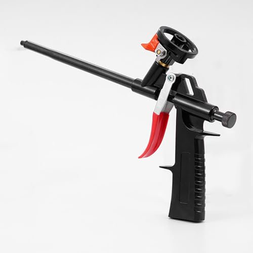 Schaumpistole, Bau Schaumpistole, PU Expanding Foam Gun, Selbstreinigende Schaumpistole, Aluminium Bau Schaumpistole, Geeignet für Dichtung, Füllung, Dichtung, Haus und Büro Gebrauch