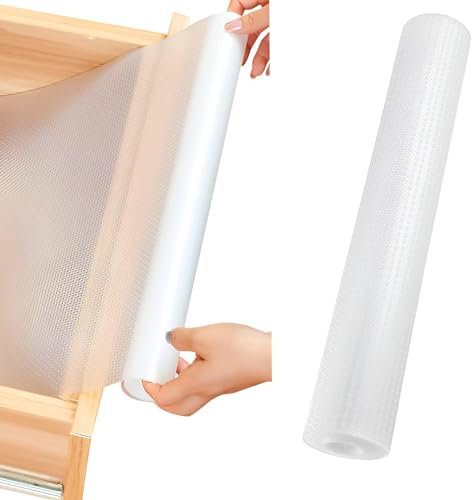 2 x Tappetino per cassetti 30x300cm, Rivestimento EVA -Adesiva per Mobili, Protezione per Cassetti, Armadi, Tavoli e Frigorifero