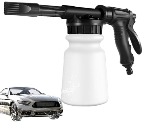 Lavatrice automatica per spruzzatore in schiuma per tubo, spruzzatore schiumogeno da giardino, 1 l pulizia del corto