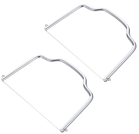ULTECHNOVO Cortador de Queso de Acero Inoxidable Plata, 2 Piezas | Hierro y Acero Inoxidable, Mango Ergonómico, para Alimentos y Queso, Uso en Hotel y Hogar