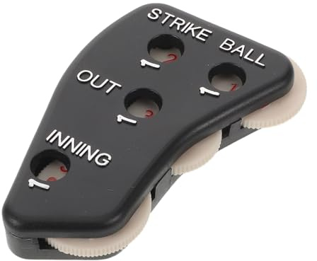 PENIKOKO Baseball Schiedsrichterklicker mit Anzeige Robuster Handzähler für Baseball und Softball Kompakter Pitch Zähler für Training und Spiel