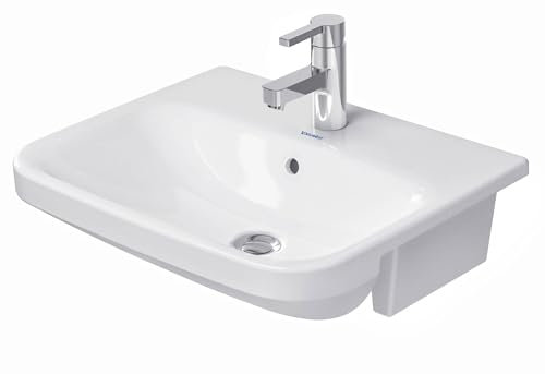 Duravit DuraStyle Halbeinbauwaschbecken 55cm Weiß