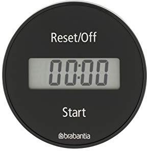 Brabantia - Minuteur de Cuisine - Dark Grey