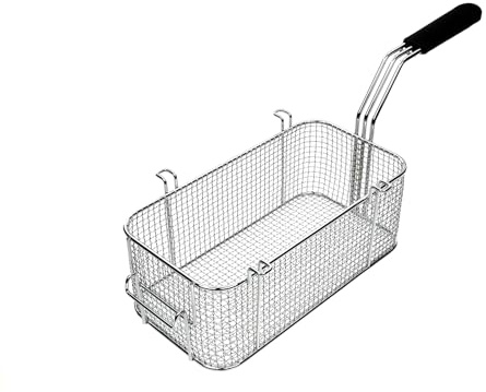 panier friteuse pour gastronomie LxLxH 310x160x115 mm acier chromé pour MKN