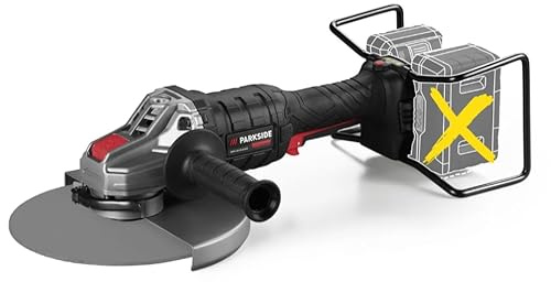 Parkside Performance PWSAP 40-Li - Amoladora angular inalámbrica (40 V, sin batería)