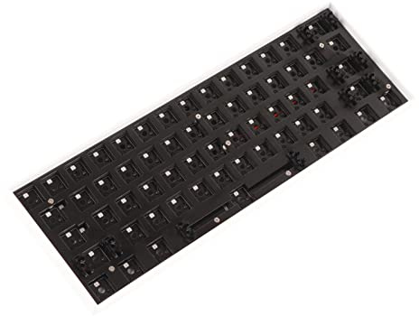 Shanrya Kit Fai da Te per Tastiera Meccanica a 61 Tasti, Tastiera da Gioco Meccanica Modulare Abbinata Gratuita Guscio in ABS a 61 Tasti per la Casa (Bianco)