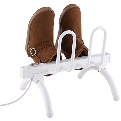BLUEZY Electric Boot Warmer Dryer, Electric Shoe Dryer Rack, Boots Dehumidifier, Boot Dryer, Glove Dryer, Free Standing Shoe Warmer Dryer Drying Rack, Drying 2 Shoes at The Same Time