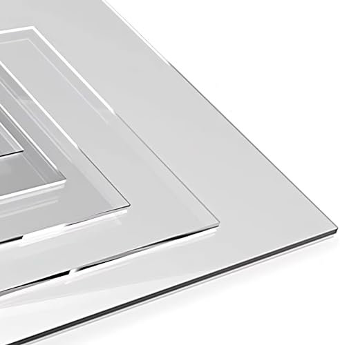 610mm x 610mm 3mm acrylic sheet for greenhouse glass replacement