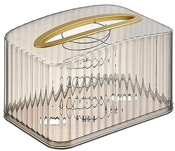 Kosmetiktücher Box Taschentuchbox for Zuhause, Wohnzimmer, Büro, for abnehmbaren Taschentuchhalter, einfache Taschentuchbox für Esszimmer Badezimmer Schlafzimmer(4)