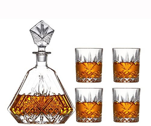 Vasos De Whisky De Cristal, Barril De Vino De 7.44 Onzas, Juego De 4/6 Vasos, Vasos De Degustación De Cristal, Vasos De Lujo Para Beber Bourbon, Escocés, Cóctel, Coñac, Whisky Irlandés (Tipo 6)