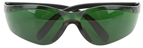 ZJchao Schweißbrille, WIG-Schweißer-Schutzbrille, Bequemer, Rutschfester Augenschutz Zum Schweißen, Löten, Schneiden (hellgrün)