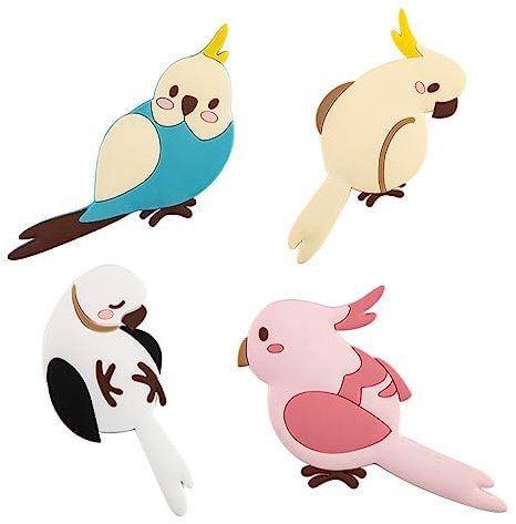 KITANDOVE Dekorative Haken zum Aufhängen für die ganze Familie selbstklebend praktische Haken in Tierform für Jungen und Mädchen biegbare Klebehaken PVC-Haken