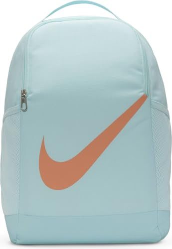 Nike Brasilia Kinderrucksack (18 L), Glacier Blue/Glacier Blue/Apricot Agate, DV9436-474, MISC