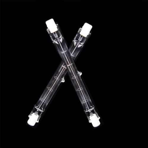 JZLBBC Halogen Leuchtmittel R7S 118MM 300W 220V-240V Halogenlampen R7S 500W J118 4,7Zoll T3 Wolframlampen Dimmbar 1PC 200W