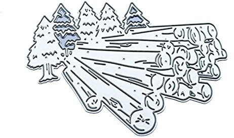 Baum-Holz-Stanzformen, Prägeschablone, Scrapbooking-Vorlage