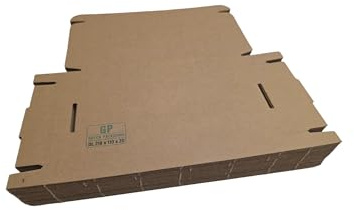 DL Letterbox Postal Box, 216 x 110 x 20 mm, Pack of 100, Brown
