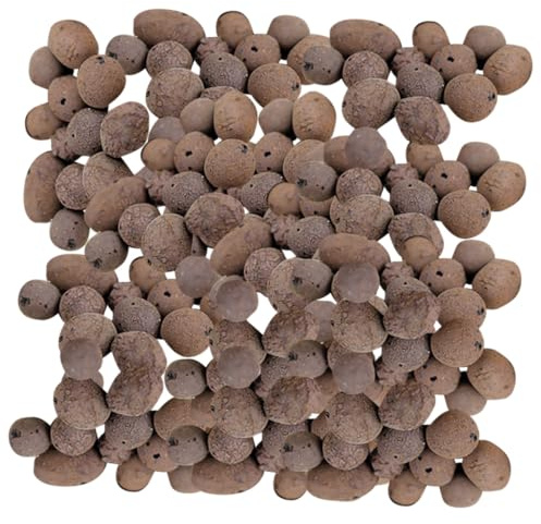 IWOWHERO Ceramsite in Argilla Assorbente e Traspirante 1 kg per Giardinaggio Ciottoli Drenanti per Piante e Coltivazione Senza Terreno Sfere Decorative per Vasi e Acquari